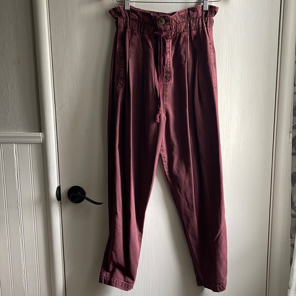 FreePeople high-waisted relaxed trousers